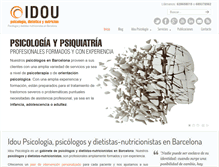 Tablet Screenshot of idoupsicologia.com